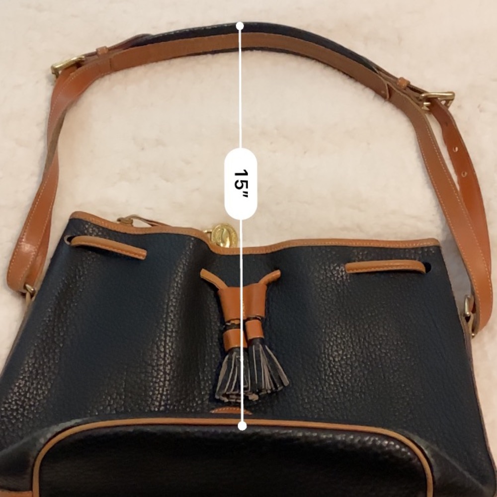 Dooney & Bourke Dark Navy Blue Leather purse - Picture 5 of 8